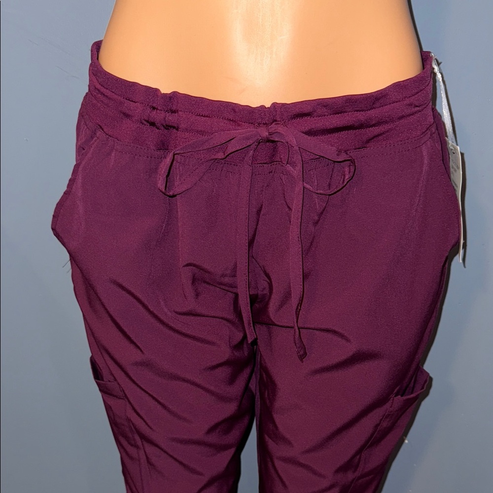 GT Performance Scrub Pants - Wine Colored, Size XL - Picture 3 of 9